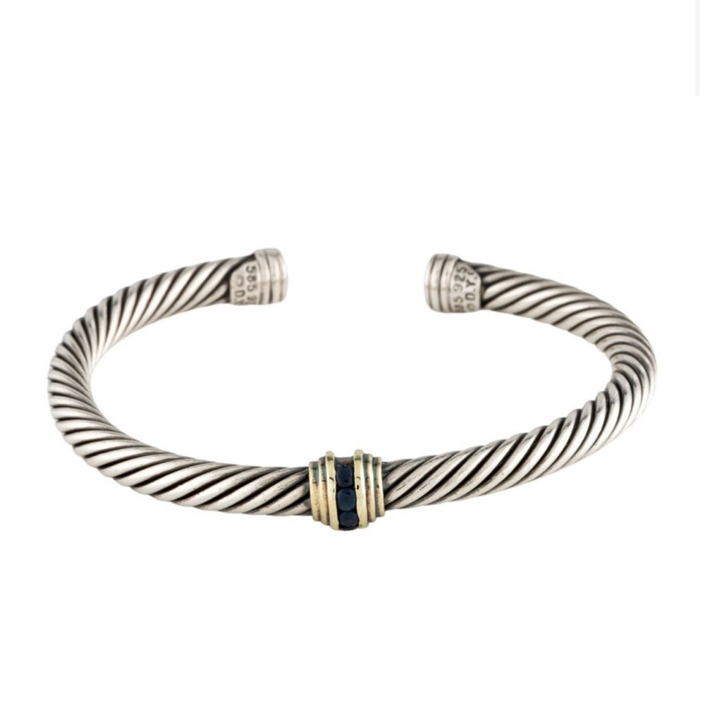 David Yurman Cable Flex with Sapphire